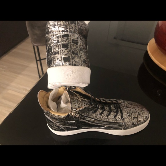 Giuseppe Zanotti Double Zip Mid Sneakers (No Box) - Picture 2 of 5